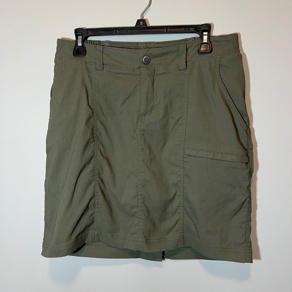 Duluth Trading Co Women's Olive Green Dry on the Fly Skort Size 6 Hiking Outdoor